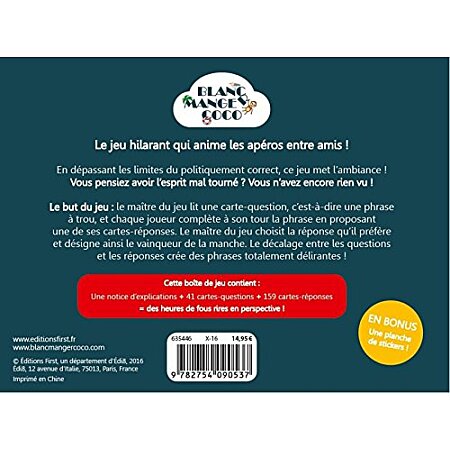 Acheter Jeu Blanc Manger Coco Junior - L'Atelier du Jouet