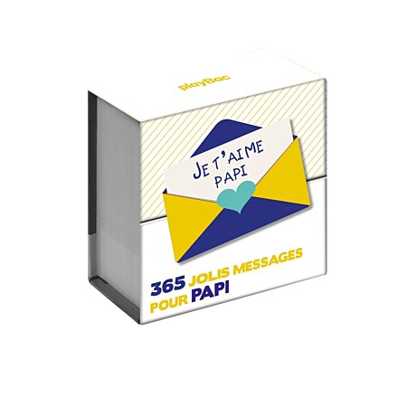 Mini calendrier - 365 jolis messages pour Papi (Cartonné) au meilleur prix