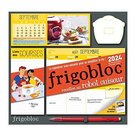 Frigobloc : le calendrier maxi-aimanté pour se simplifier la vie ! : de  septembre 2021 à décembre 2022 - Librairie Mollat Bordeaux