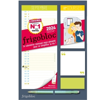 Mini frigobloc hebdomadaire zéro déchet (édition 2024) - Collectif - Play  Bac - Papeterie / Coloriage - Librairie Martelle AMIENS