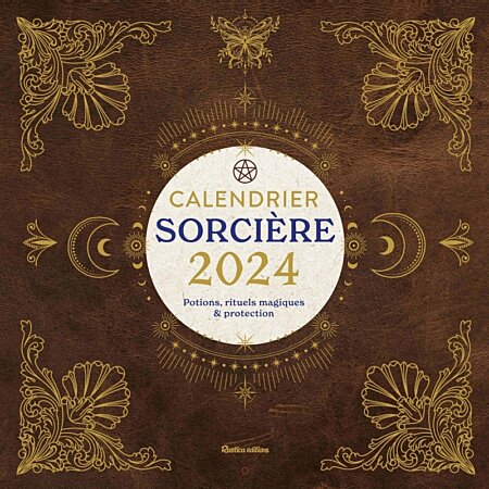 Calendrier Des Sorcières 2024 - Calendrier Mural Des Sorcières 2024 |  Calendrier De Planification Familiale De 12 Mois | Calendriers Suspendus