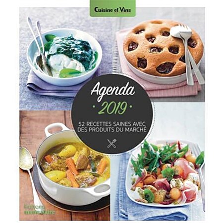Lucie Reynier - Agenda 2019 : 53 recettes saines avec des produits de saison