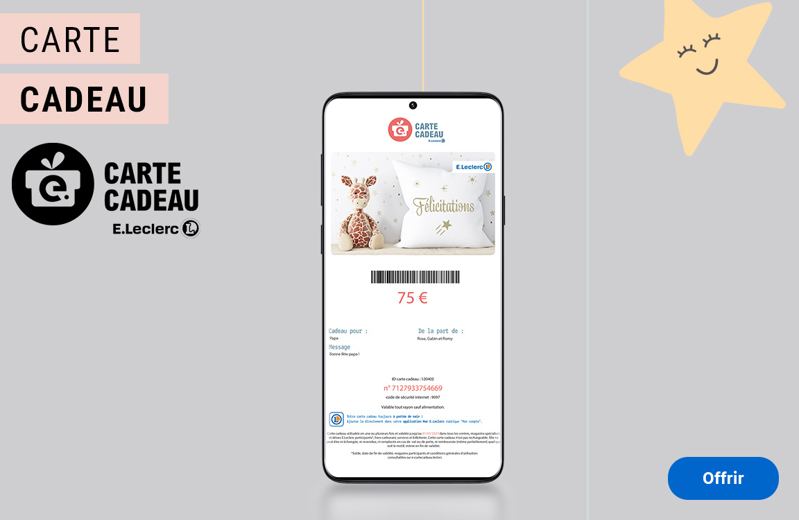 Carte cadeau