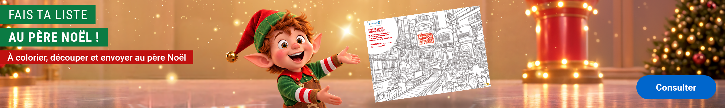 Télécharge ta lettre au père noël et découvre nos jeux et activité