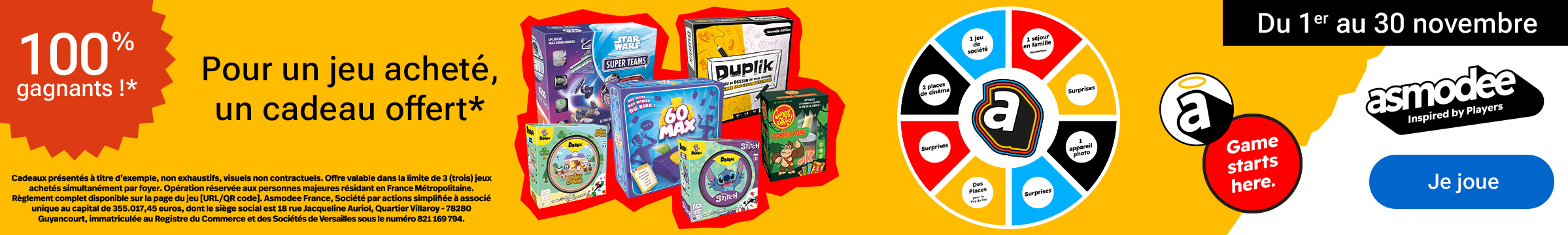 Asmodee Jeu Concours