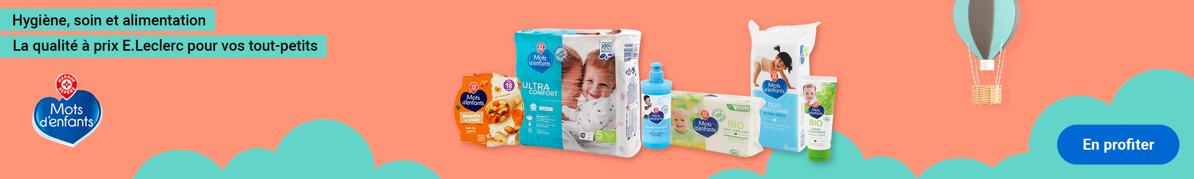 Sélection Mots d'enfants Alimentaire Hygiène et soin