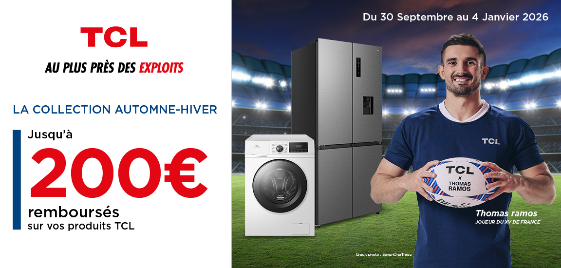 Offre de remboursement TCL Froid