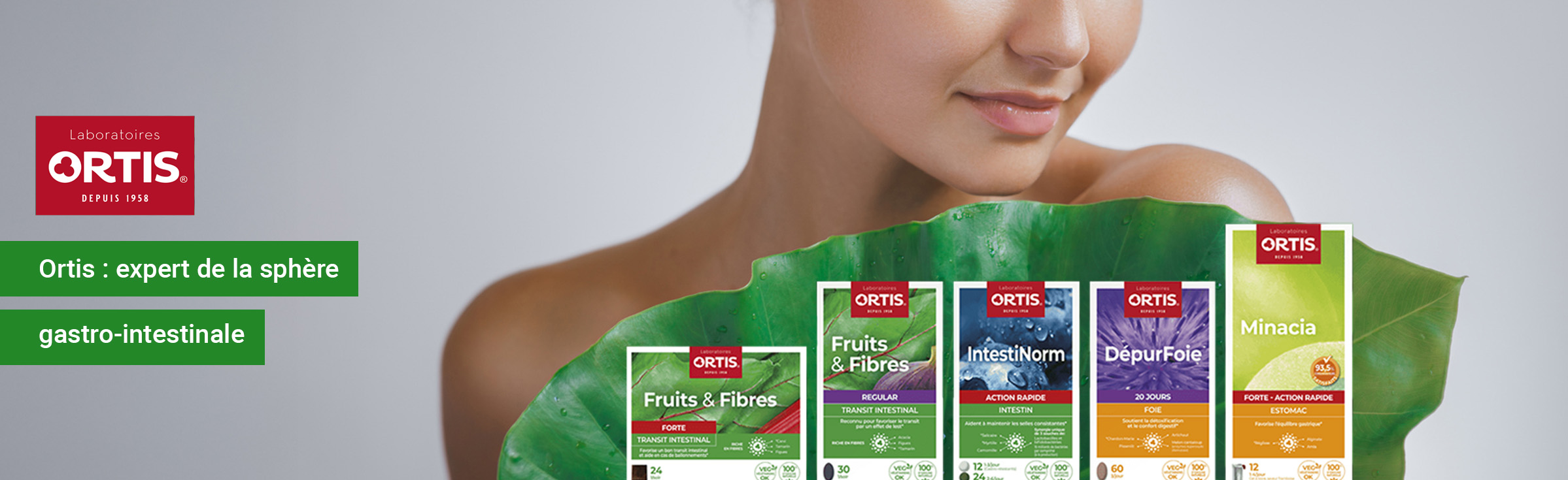 Bannière page marque Ortis | Parapharmacie | E. LECLERC