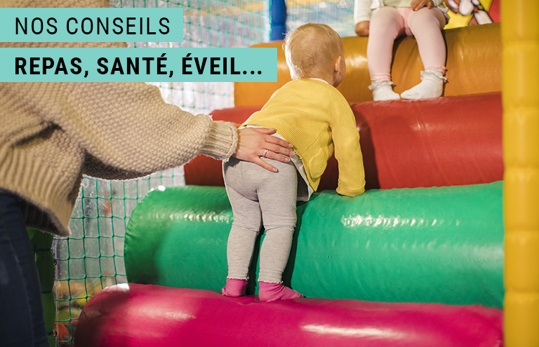 Découvrez tous nos conseils repas, santé et éveil de bébé