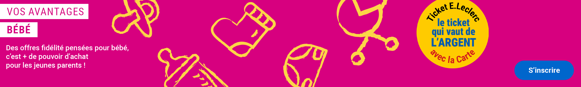 Vois Avantages bébé : des offres fidélité pensées pour bébé, c'est plus de pouvoir d'achat pour les jeunes parents. Venez vous inscrire au programme.