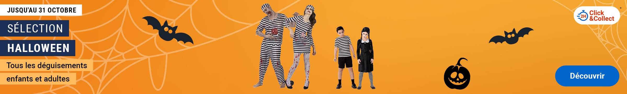 Spécial HALLOWEEN pleins déguisements enfants et adultes