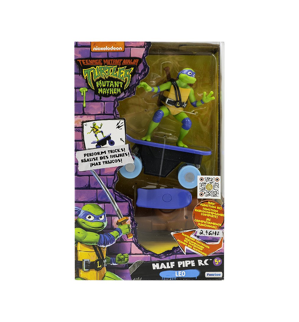 TORTUES NINJA - LEONARDO skateboard radiocommandé