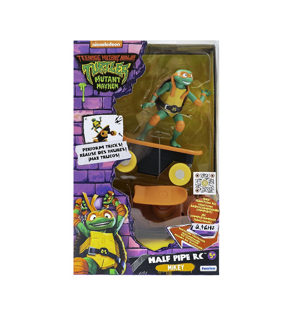 TORTUES NINJA - MICHELANGELO skateboard radiocommandé