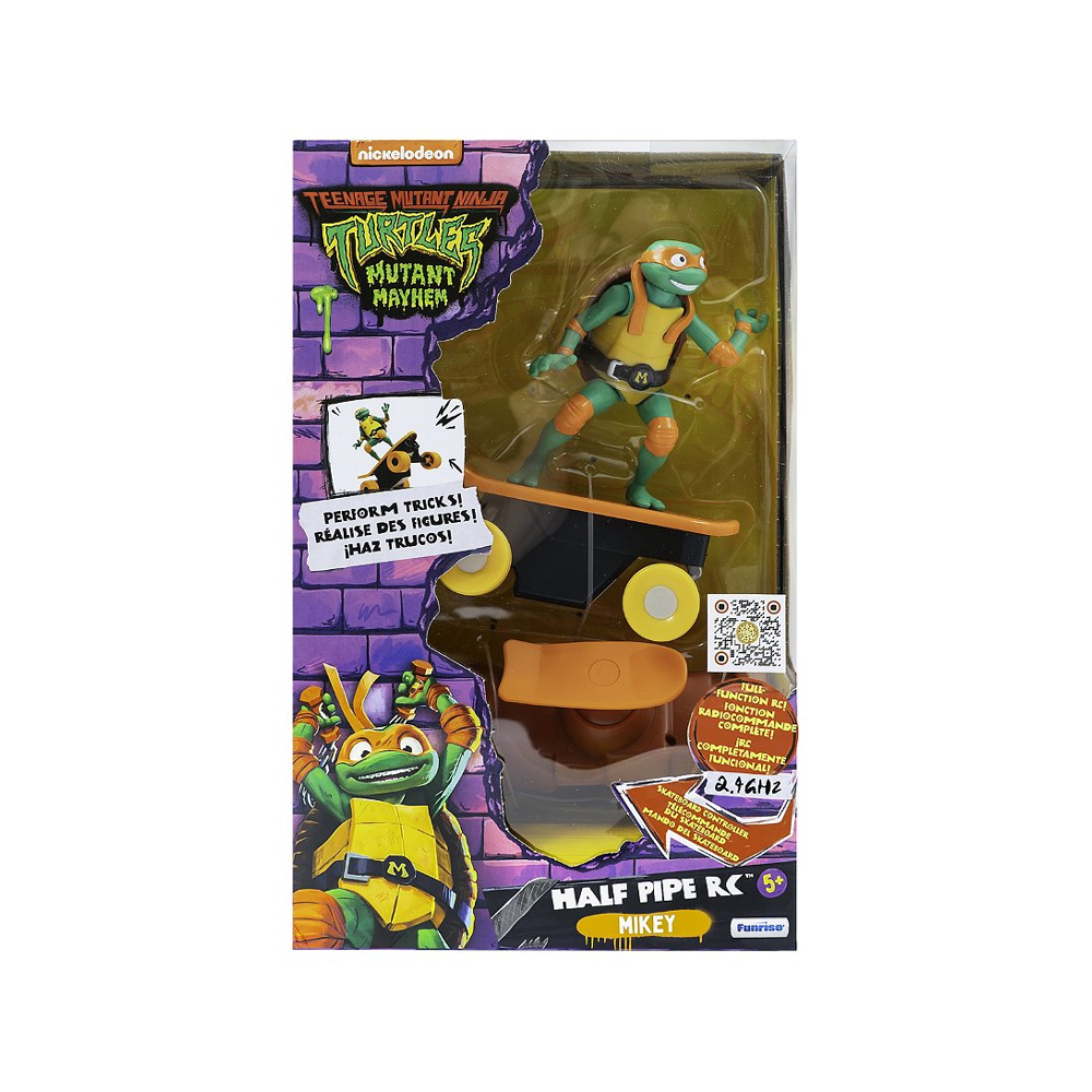TORTUES NINJA - MICHELANGELO skateboard radiocommandé