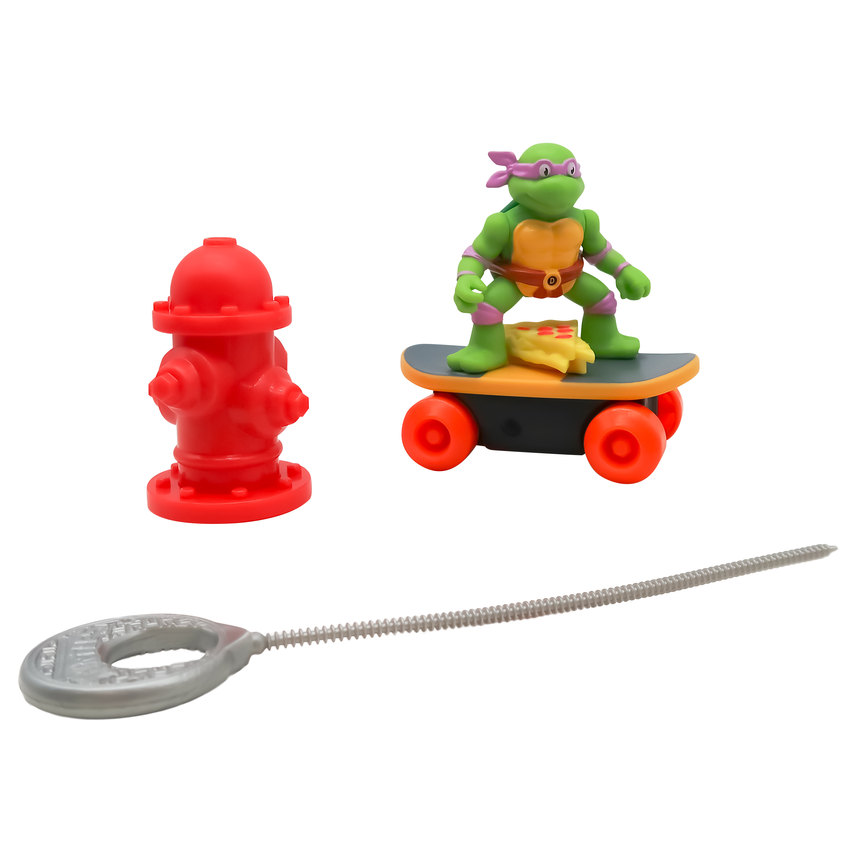 Tortues Ninja - TMNT Skateur acrobatique Gyro Donatello 7 cm