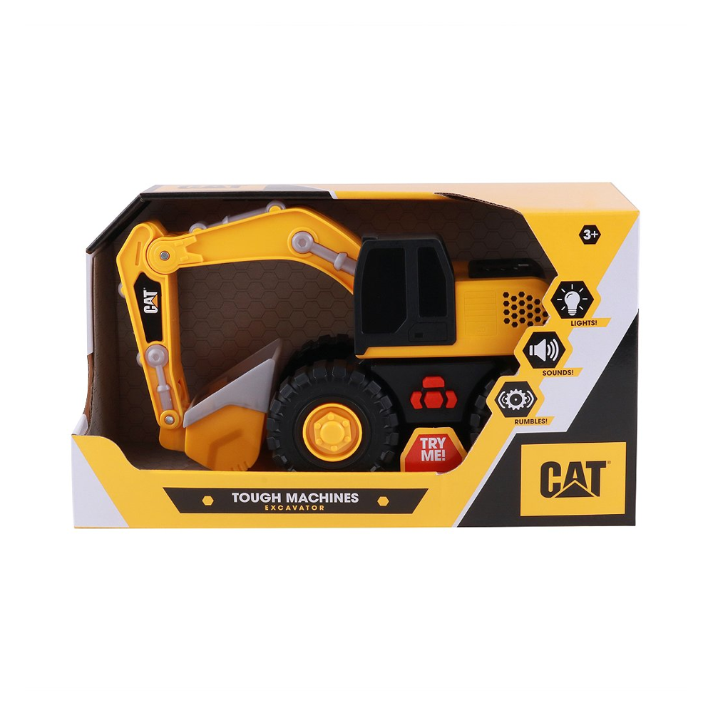 Excavatrice sons et lumieres tough machines