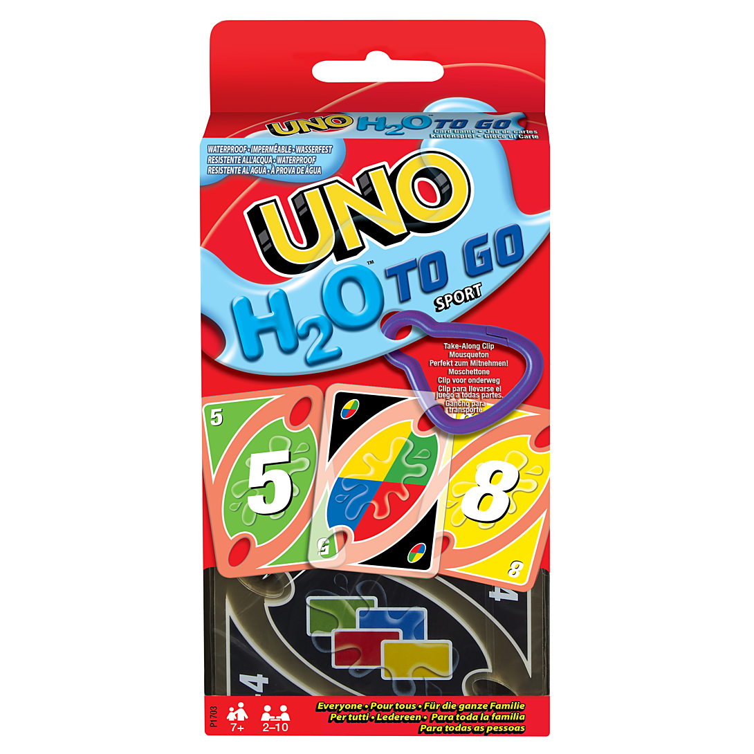 Jeu De Cartes Mattel UNO H2O To Go – Jeu Imperméable Avec Mousqueton - vue 4