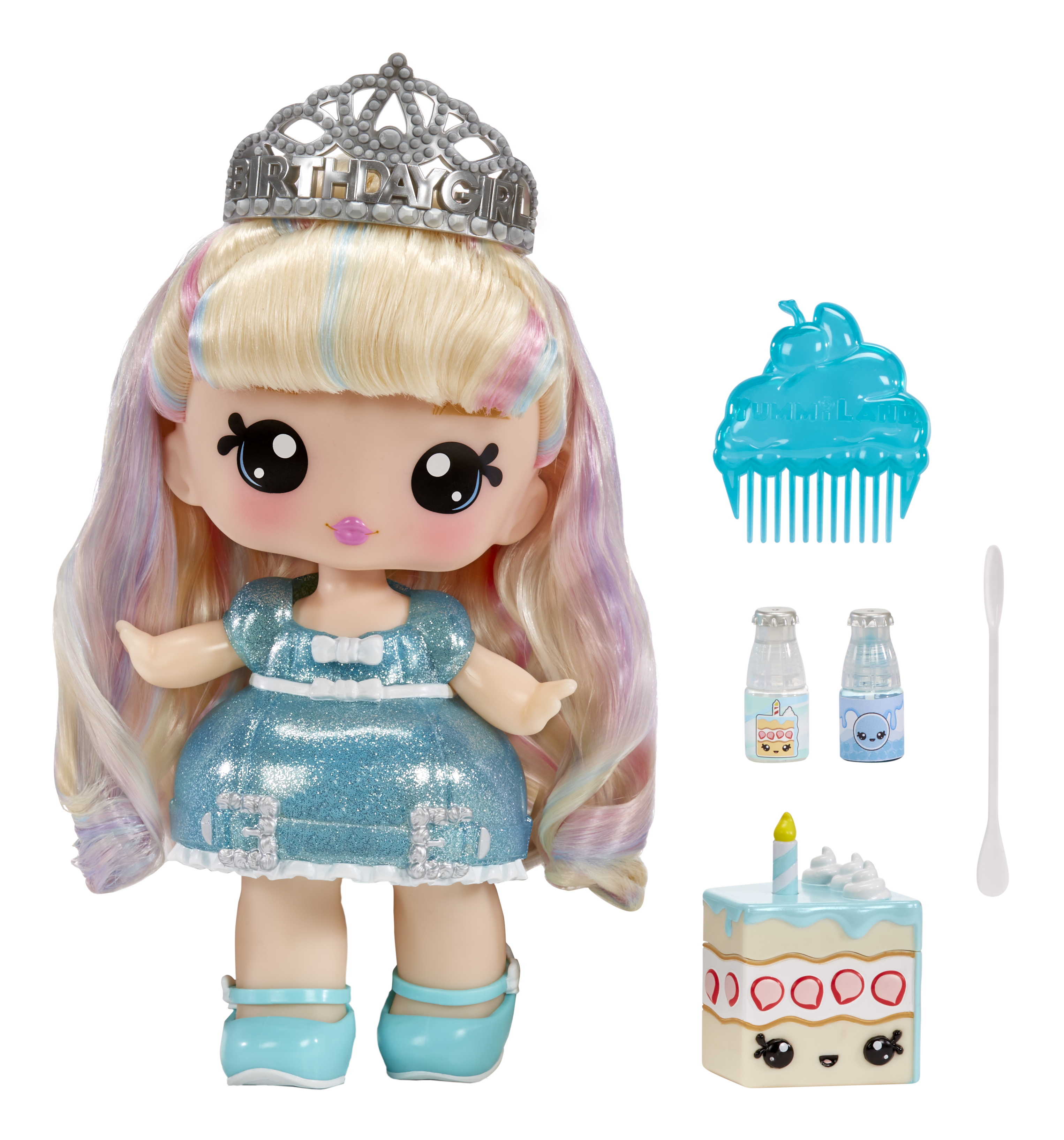 Yummiland Large Doll + Lipgloss Pet Callie Birthday Cake