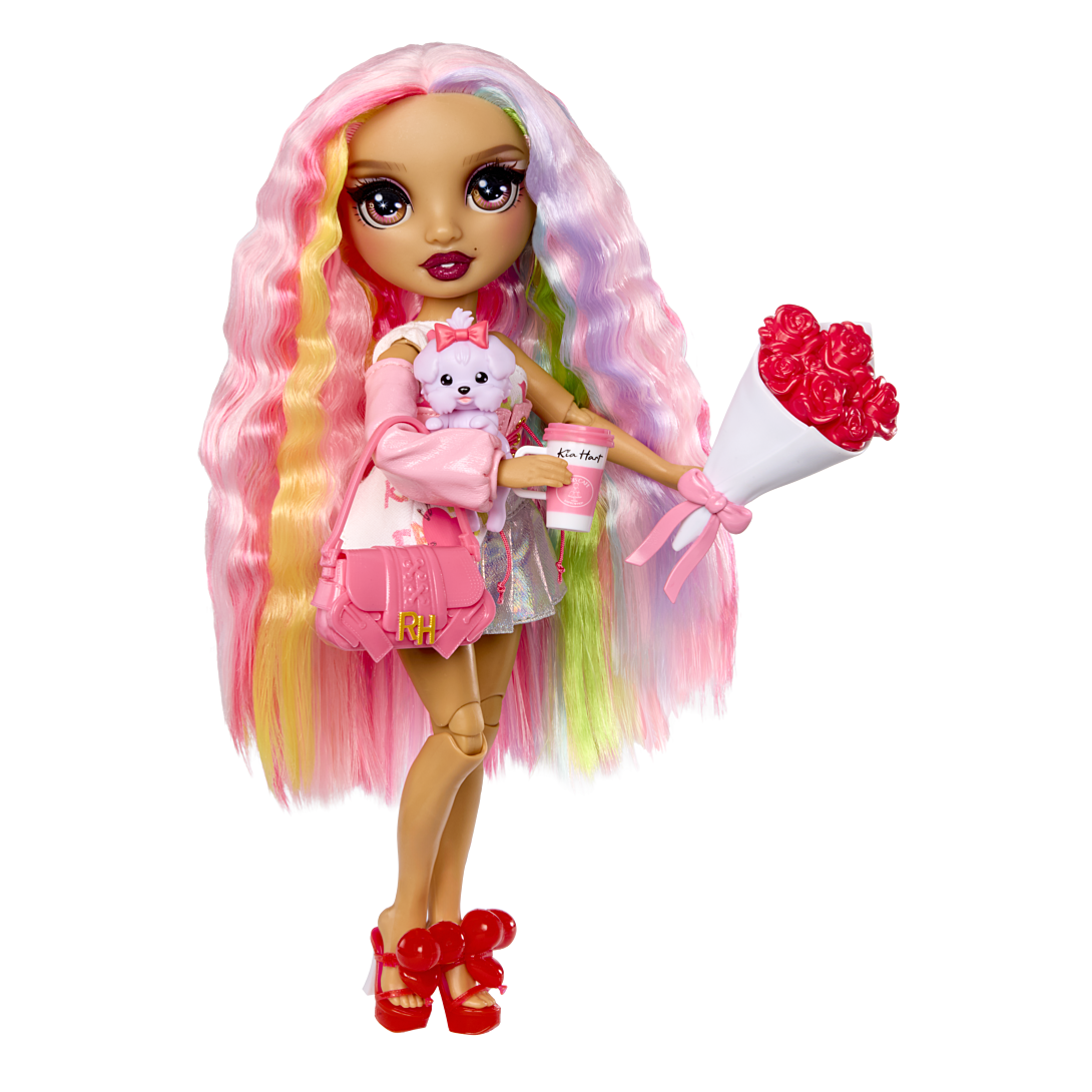 Rainbow High Pretty in Paris Kia Poupée Mannequin 27 cm Accessoires et Animaux inclus - vue 3
