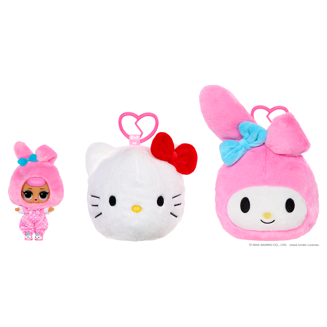 L.O.L. Surprise Loves Peluche Réversible Surprise Asst en  PDQ - Hello Kitty