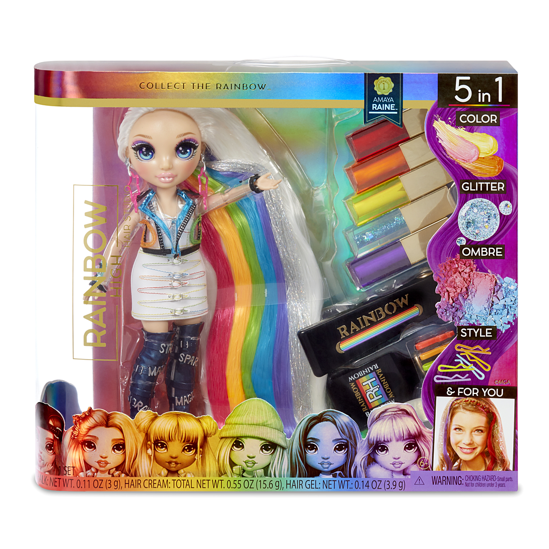 Rainbow High Hair Studio Studio de coiffure 1 poupée 27 cm + produits de coloration pour cheveux et accessoires - vue 3