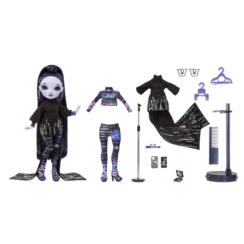 Rainbow High Shadow High S23 Fashion Doll- Reina “Glitch” Crowne