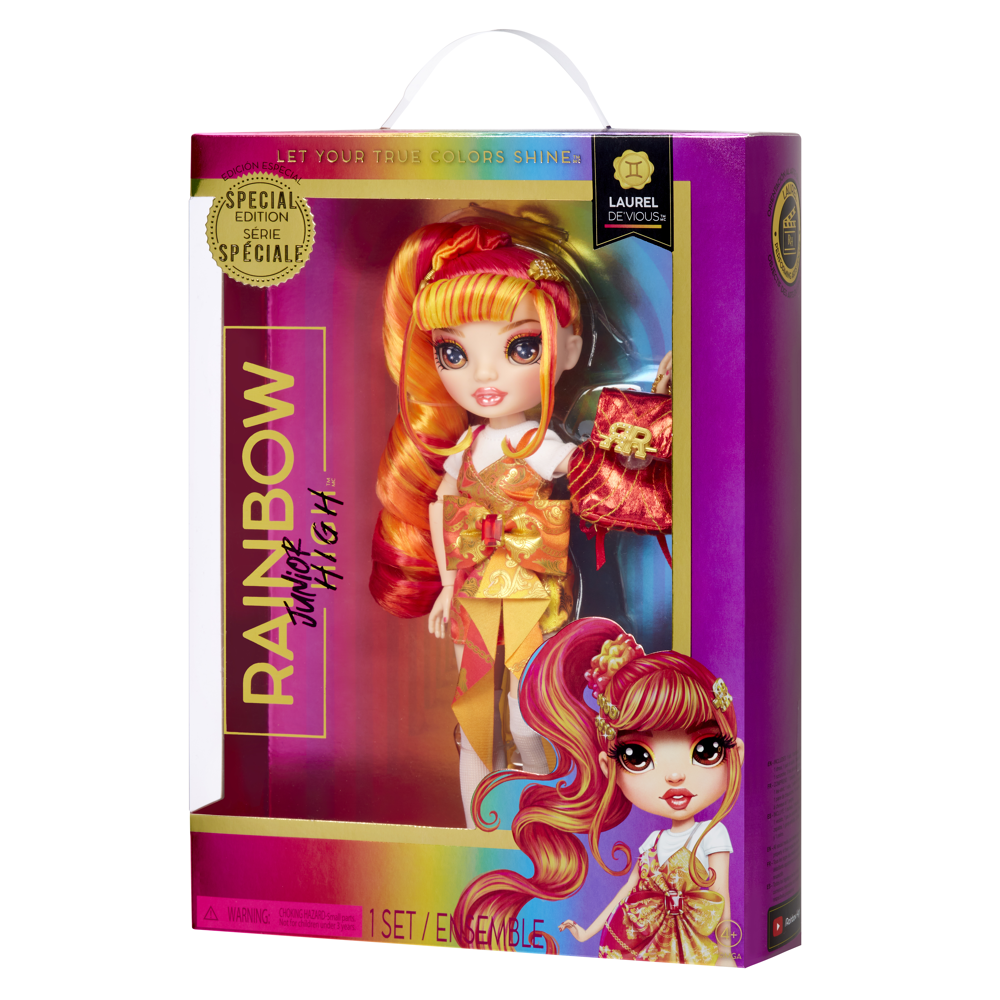 Rainbow High Junior High Special Edition Doll- Laurel De'Vious (Orange)