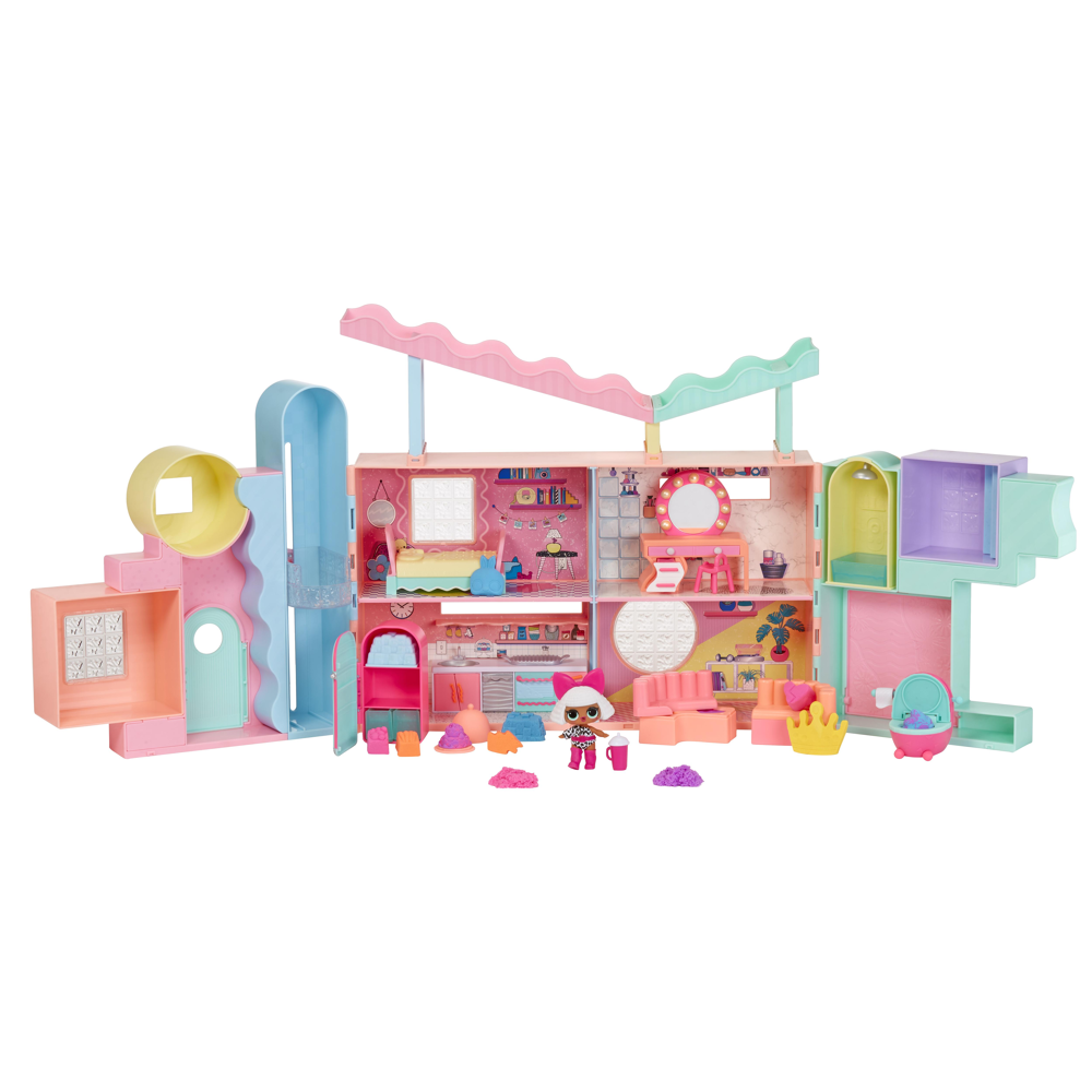 L.O.L. Surprise Maison Sable À Malaxer Avec Poupée 7,5cm