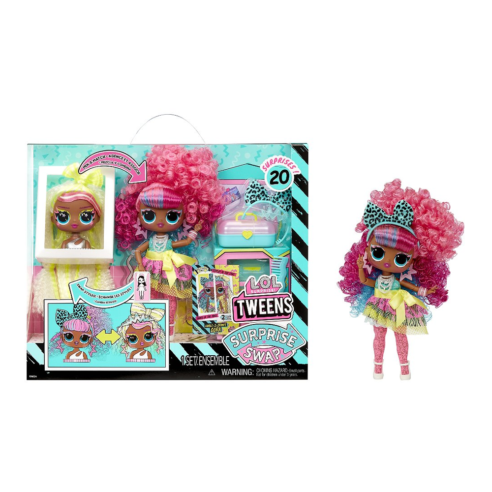 L.O.L. Surprise! L.O.L. Surprise Tweens Surprise Swap Fashion Doll- Curls-2- Crimps Cora