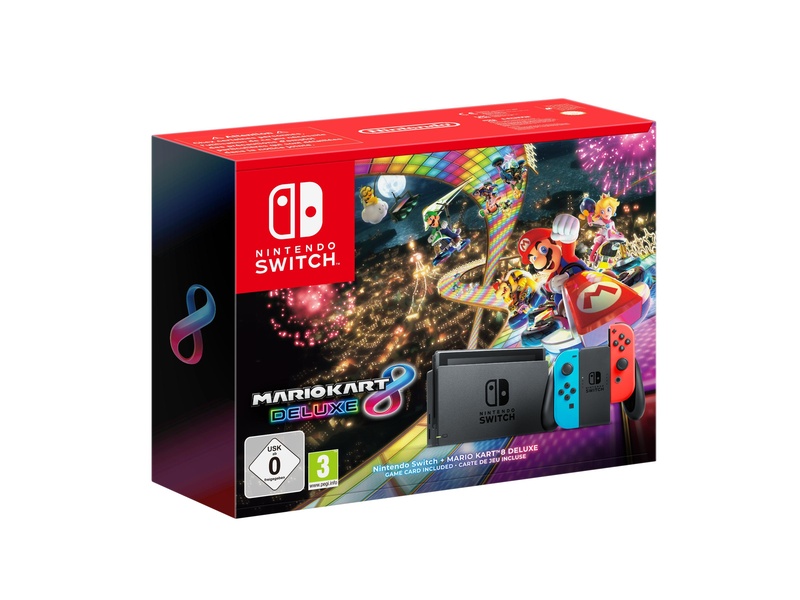 Pack Console Nintendo Switch + le jeu Mario Kart 8 Deluxe SWITCH