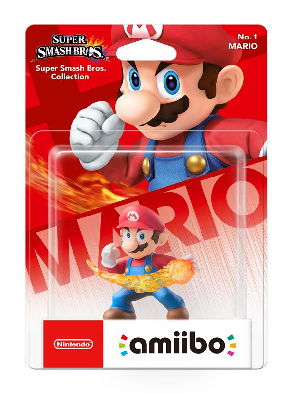 Figurine Amiibo Mario Super Smash Bros. NINTENDO - vue 3