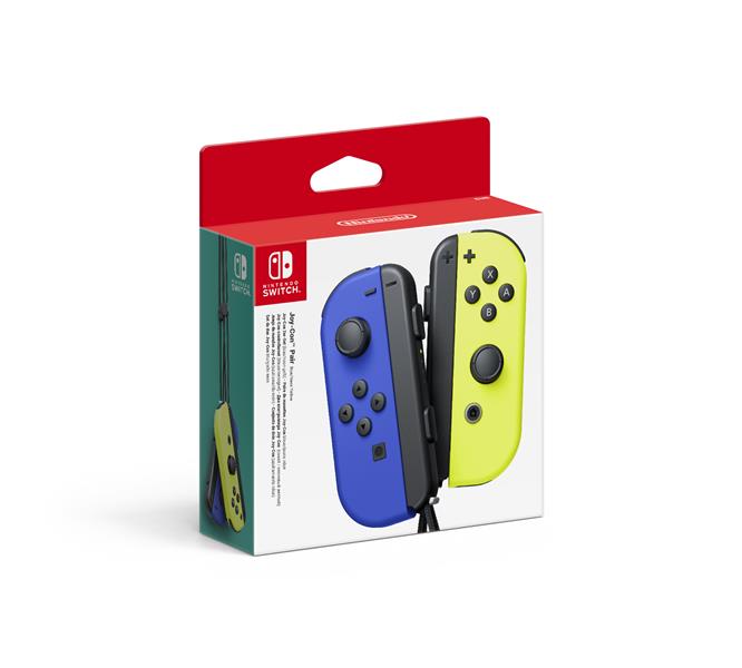 Nintendo Joy-Con Noir, Bleu, Jaune Bluetooth Manette de jeu Analogique/Numérique Nintendo Switch