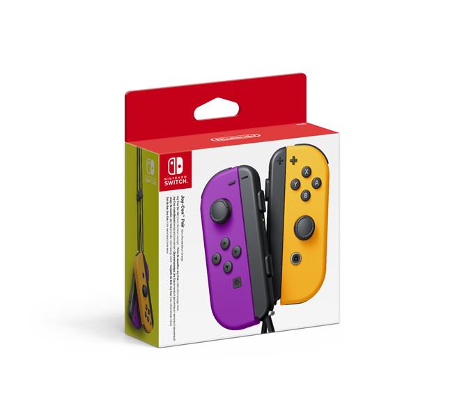 Nintendo Joy-Con Noir, Orange, Violet Bluetooth Manette de jeu Analogique/Numérique Nintendo Switch