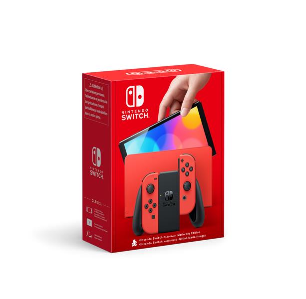 Console Nintendo Switch - Modèle OLED Edition Mario (rouge) (SWITCH)