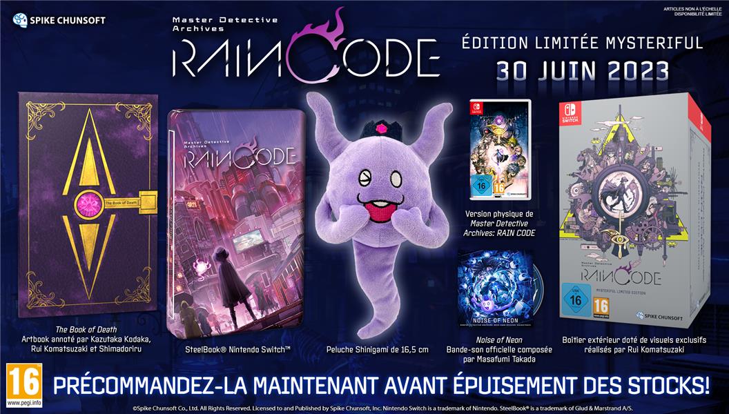 Master Detective Archives : RAIN CODE - Edition Limitée Mysteriful (SWITCH)