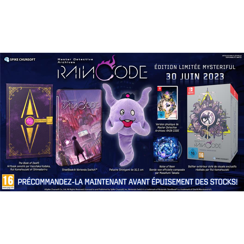 Master Detective Archives : RAIN CODE - Edition Limitée Mysteriful (SWITCH)