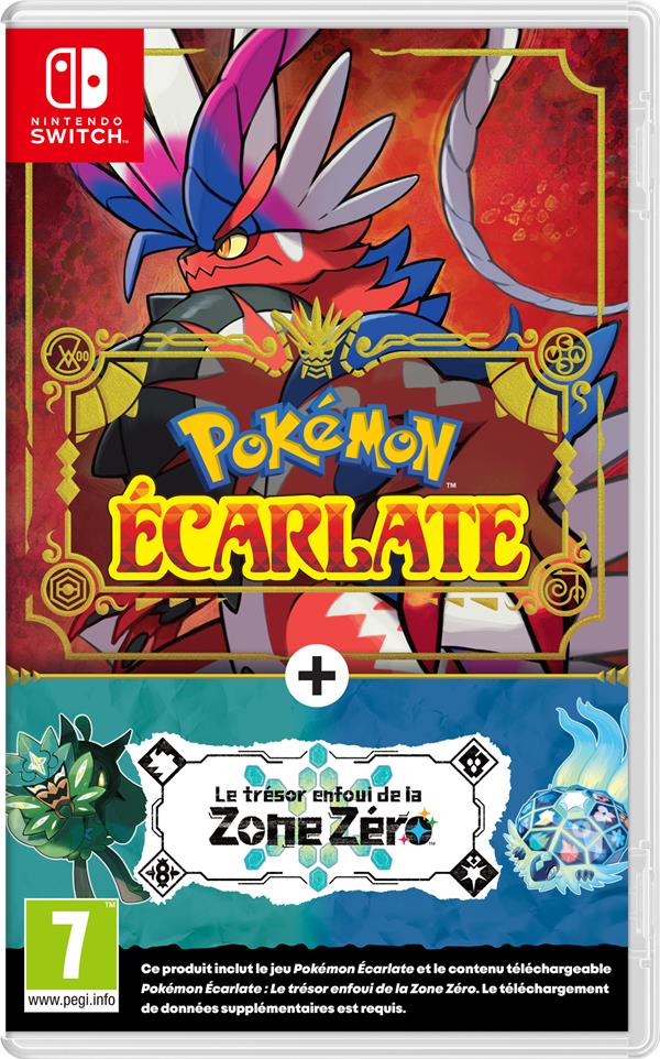 Pack Pokémon Écarlate + Pokémon Écarlate : Le trésor enfoui de la Zone Zéro (SWITCH)