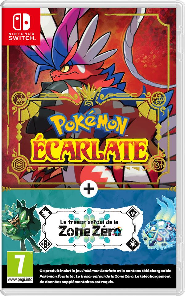 Pack Pokémon Écarlate + Pokémon Écarlate : Le trésor enfoui de la Zone Zéro (SWITCH)