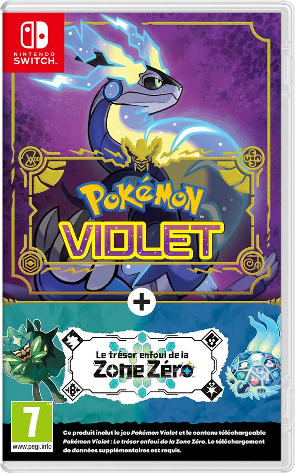 Pack Pokémon Violet + Pokémon Violet : Le trésor enfoui de la Zone Zéro (SWITCH)