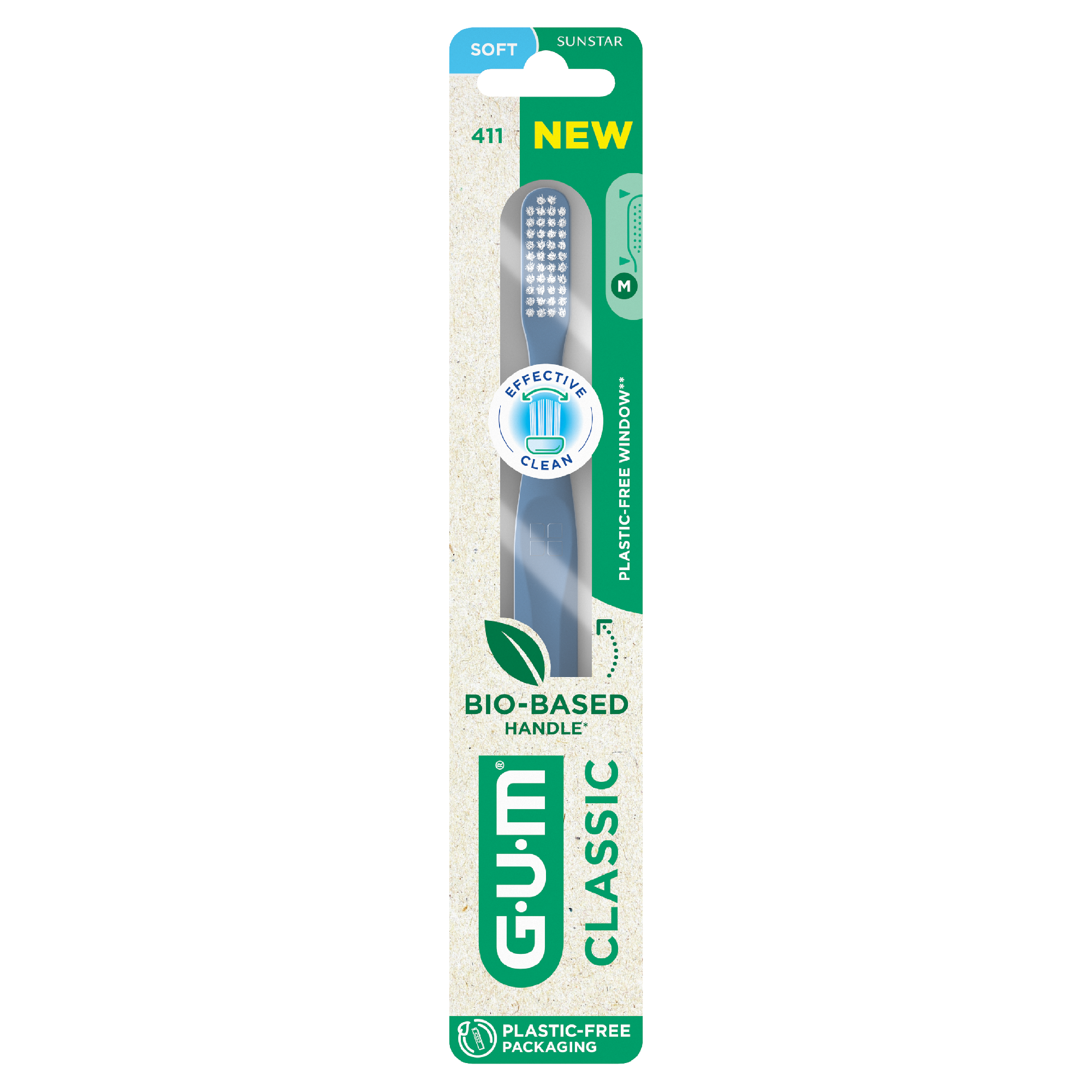 Gum Brosse à dents Classic 411