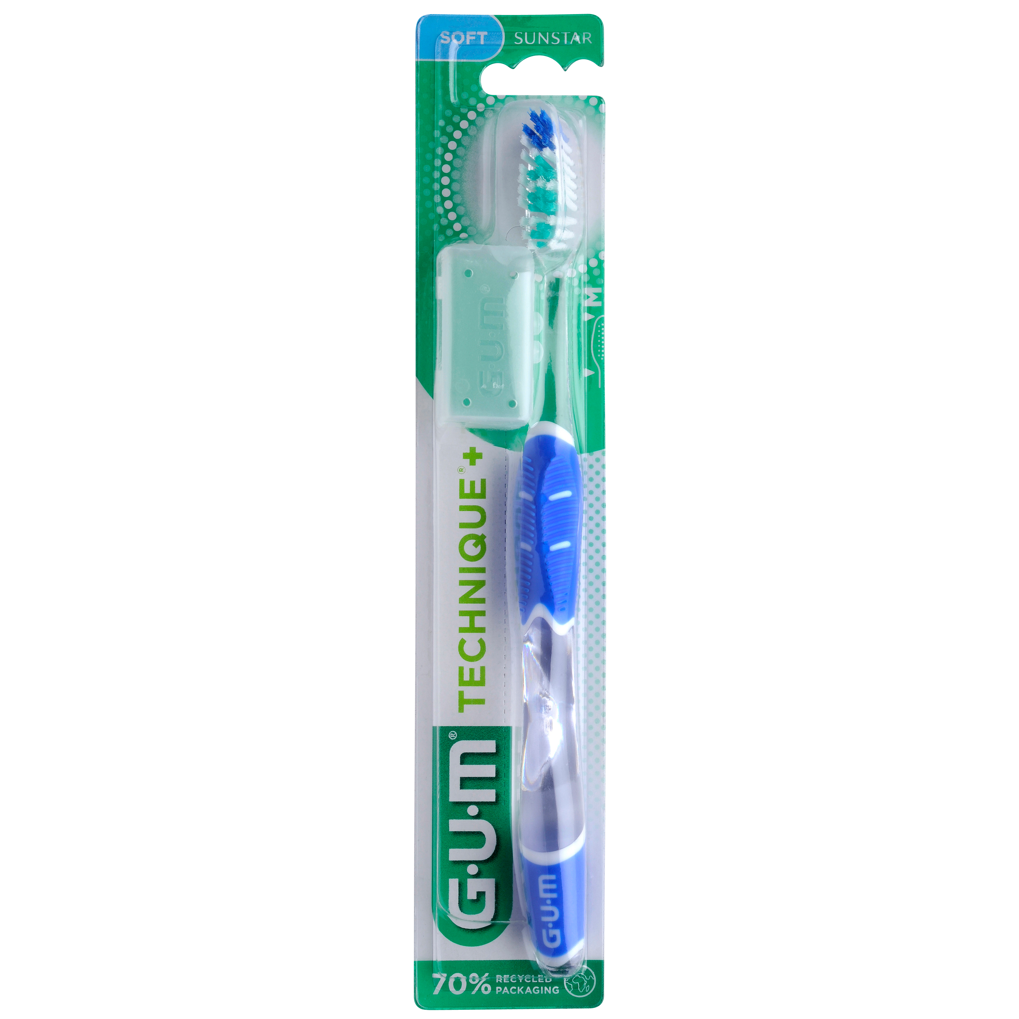 Gum Brosse à dents Technique+ Souple Compacte 491