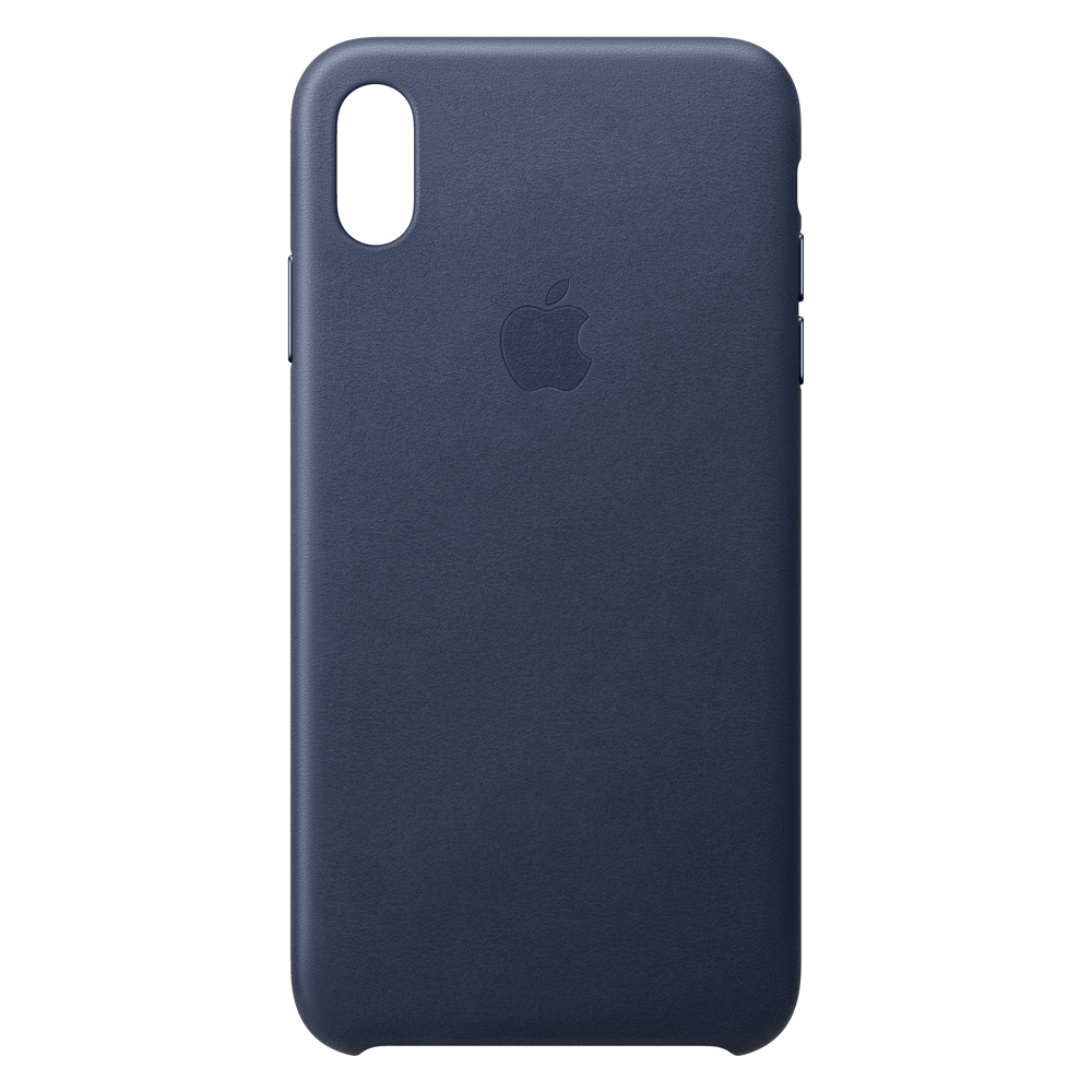 Coque Apple Leather case - midnight blue mrwu2zm/a