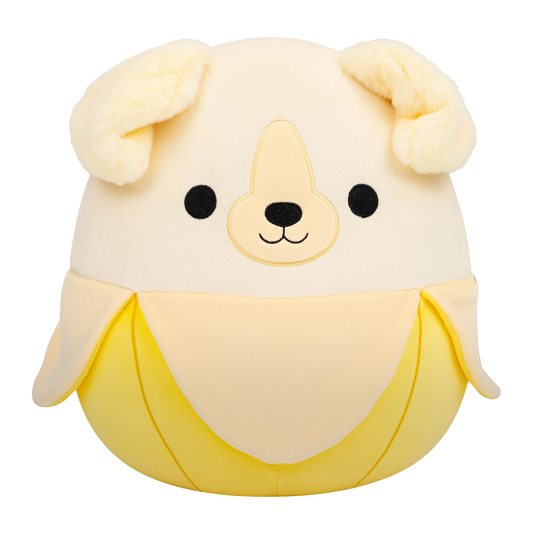SQCR Medium Plush 12'' Squishmallows Nate Golden Retriever Banana Polybag - vue 2