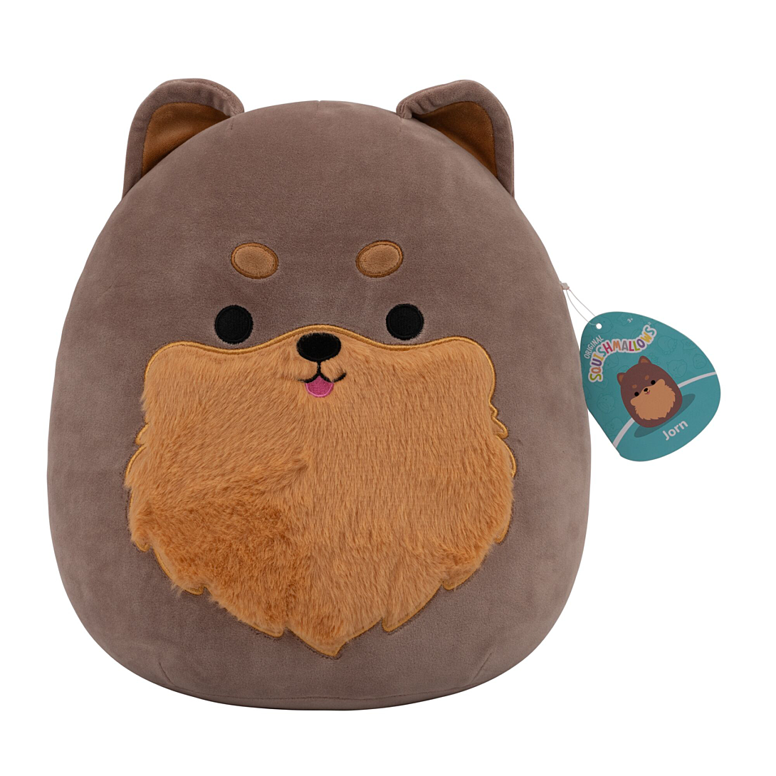 SQUISHMALLOWS Peluche 30 cm Le chien Poméranien