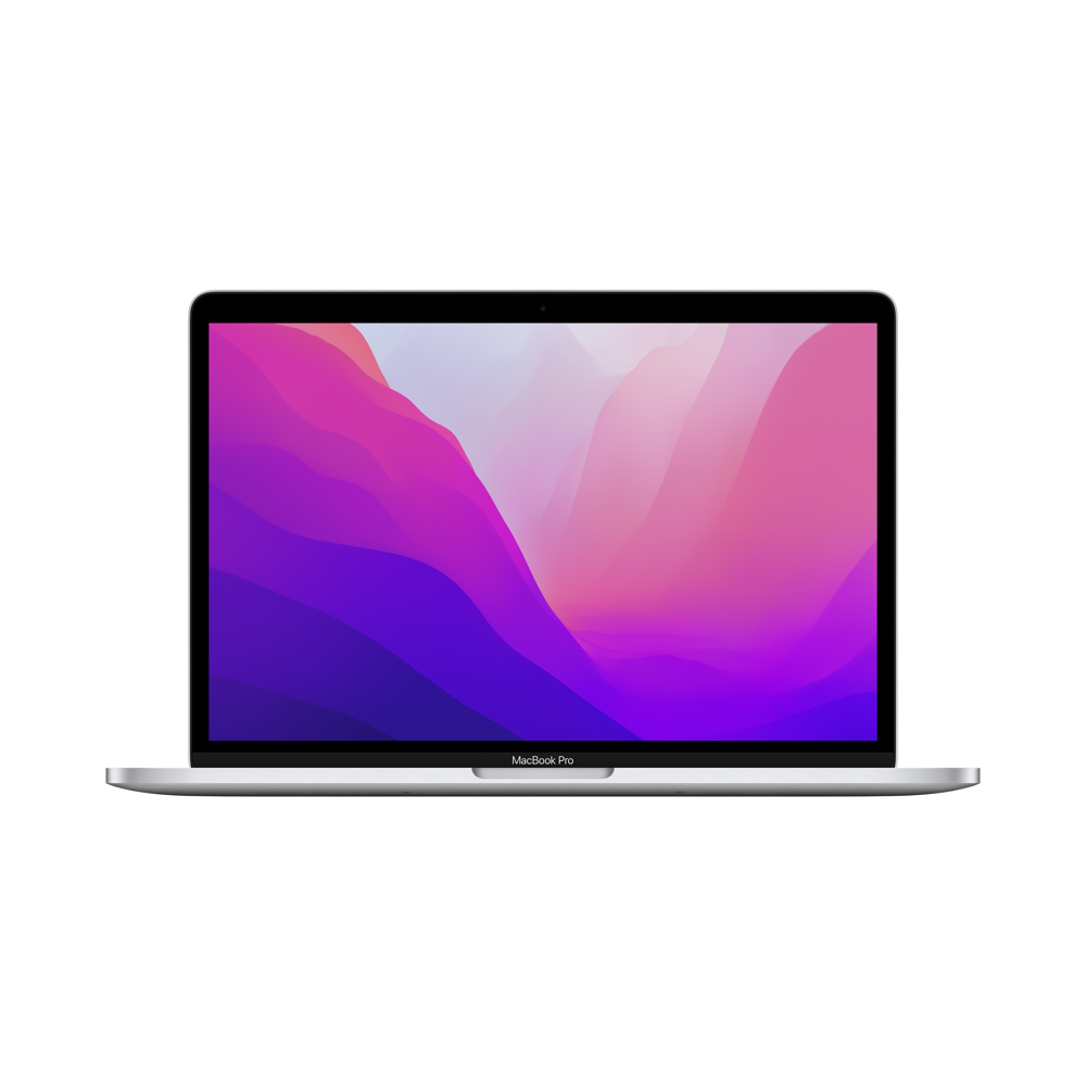 Apple MacBook Pro 13 512 Go SSD 8 Go RAM Puce M2 CPU 8 cœurs GPU 10 cœurs Argent Nouveau