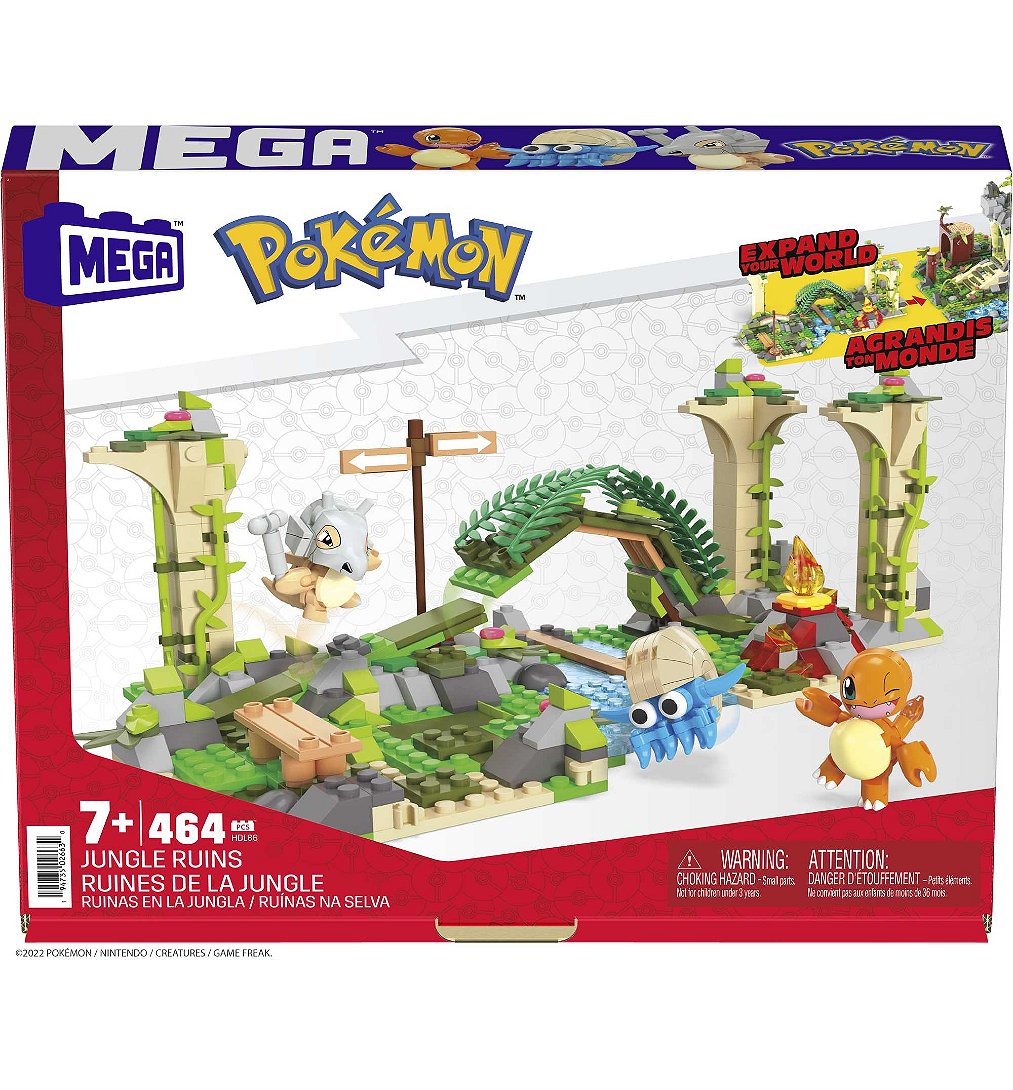 MEGA Pokémon - Ruines de la Jungle - Jouet de construction - 6 ans et +