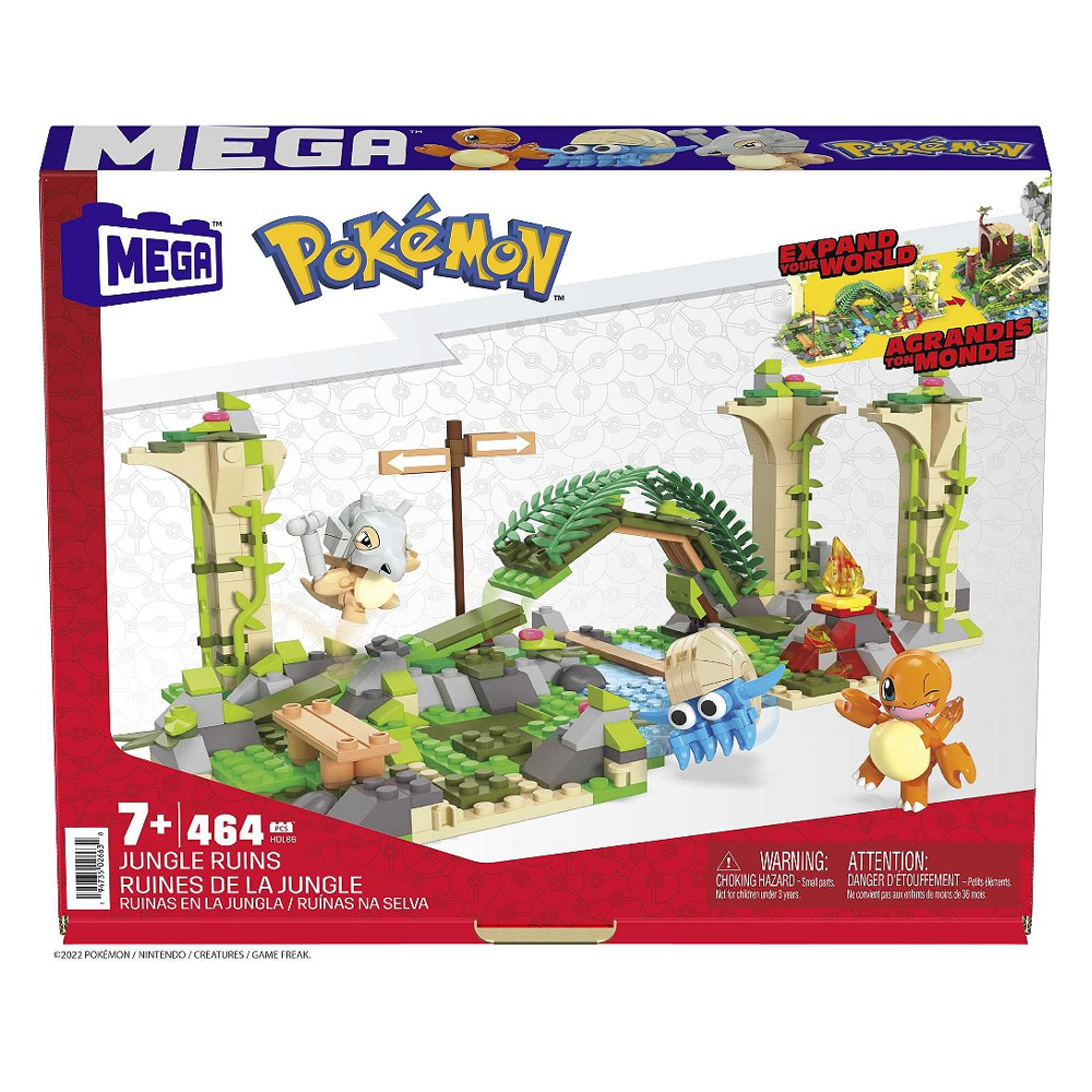MEGA Pokémon - Ruines de la Jungle - Jouet de construction - 6 ans et +