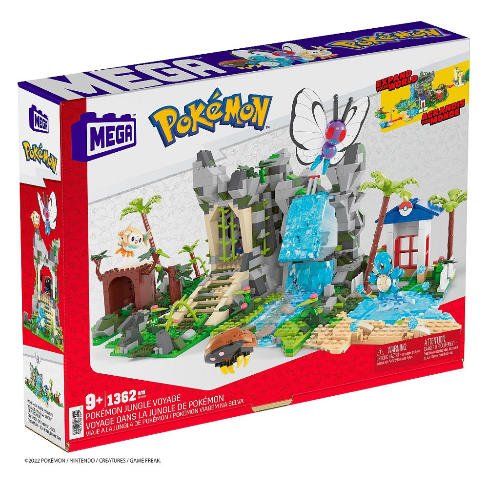 MEGA Pokémon -Voyage dans la Jungle - Jouet de construction - 10 ans et +