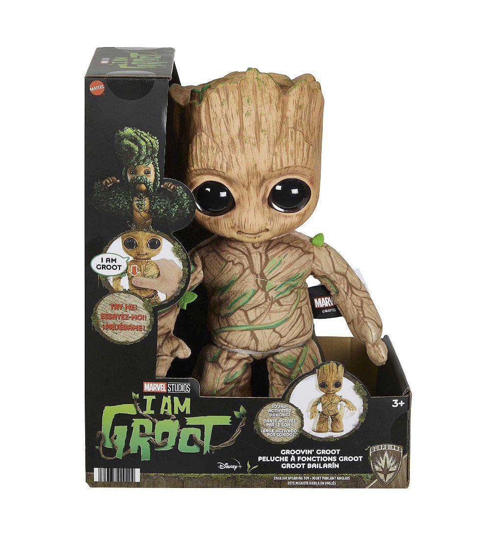 Marvel - Peluche Groot à fonctions - 3 ans et +