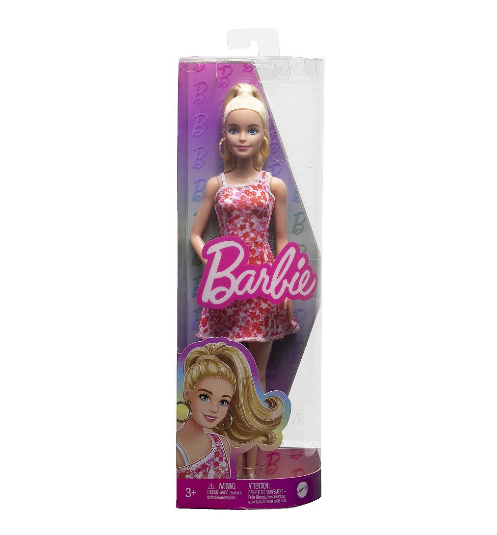 Barbie - Barbie Fashionistas 205 avec queue de cheval - Poupée Mannequin - 3 ans et +